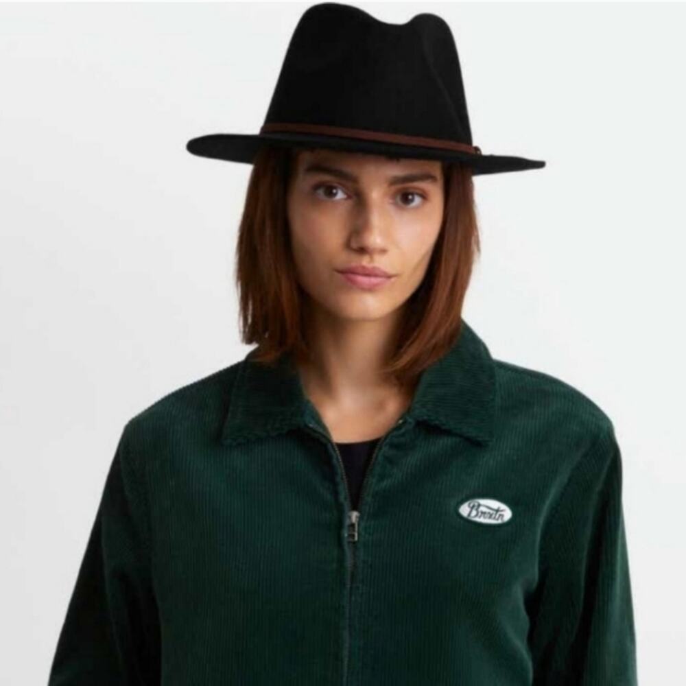 NWT Brixton Black Valley Fedora